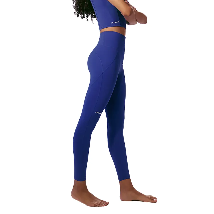 XEXYMIX Yoga Pants Women's Bright Blue-3