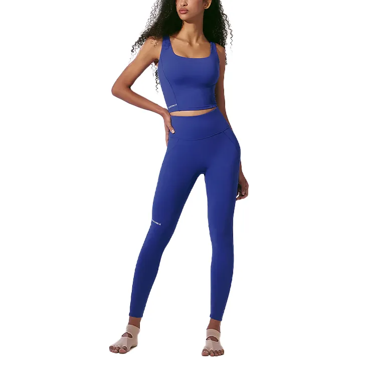 XEXYMIX Yoga Pants Women's Bright Blue-2