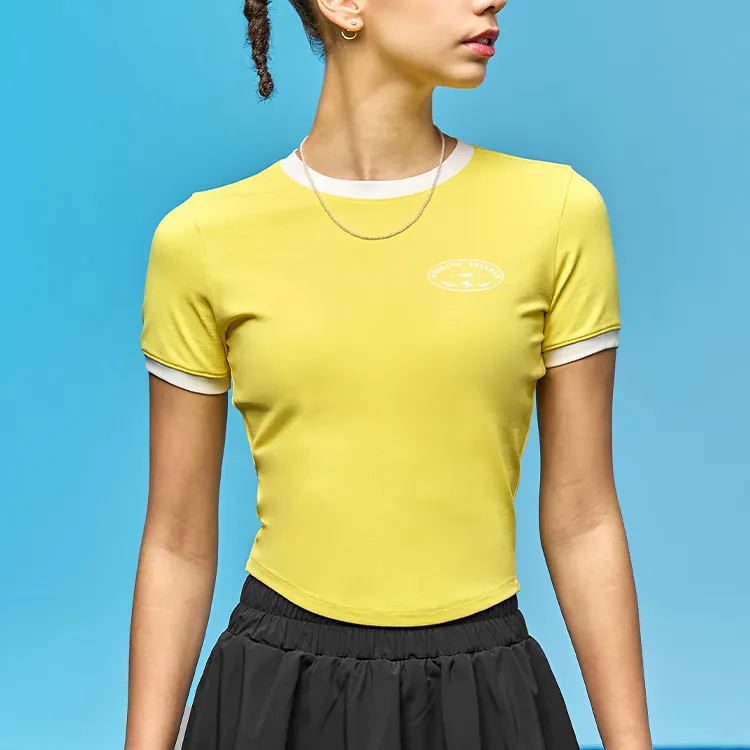 XEXYMIX T Shirts Women's Lemon-1