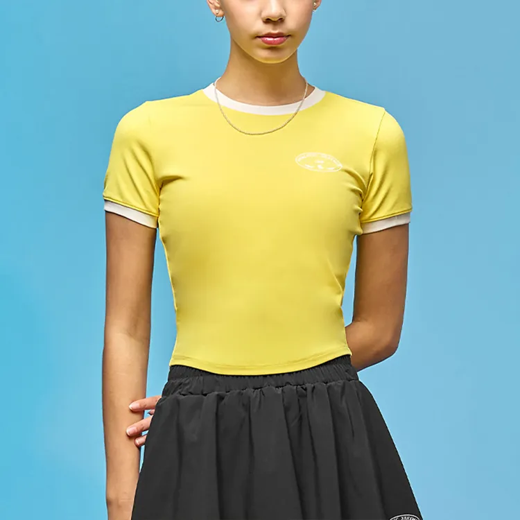 XEXYMIX T Shirts Women's Lemon-2