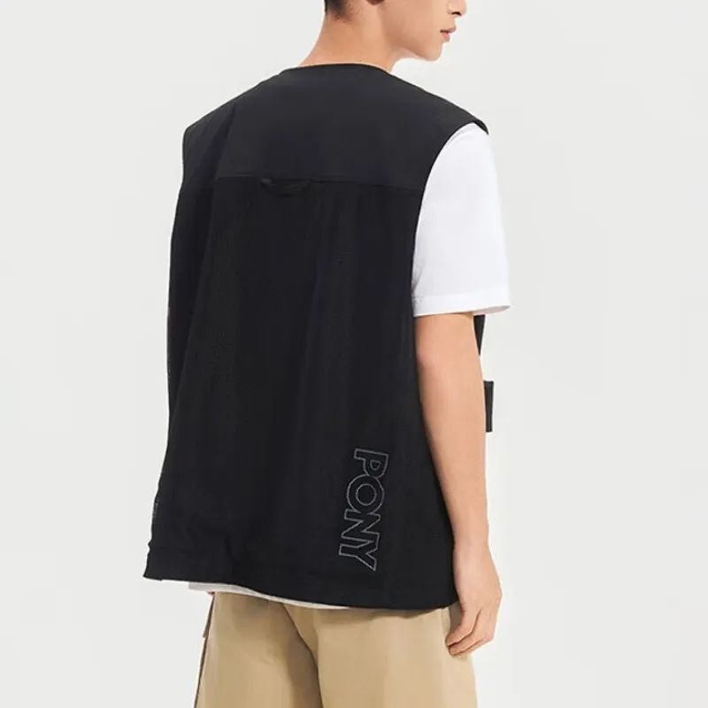 Pony Vests Men Black-2