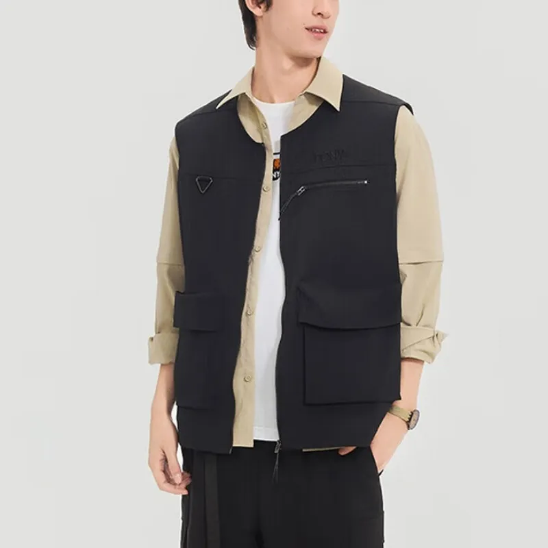 Pony Vests Men Black-3