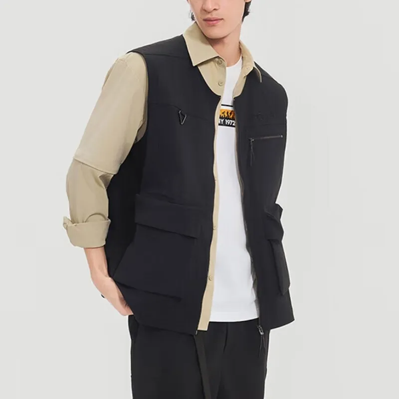 Pony Vests Men Black-5