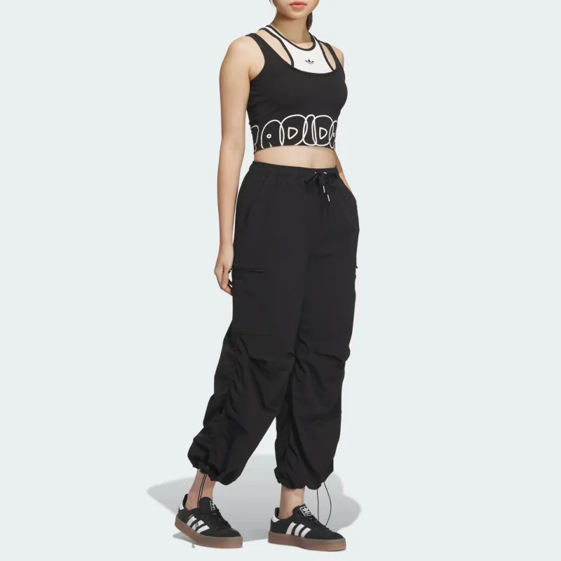 Adidas Originals CITY SKATE TROUSERS Casual Pants Women's Black-3
