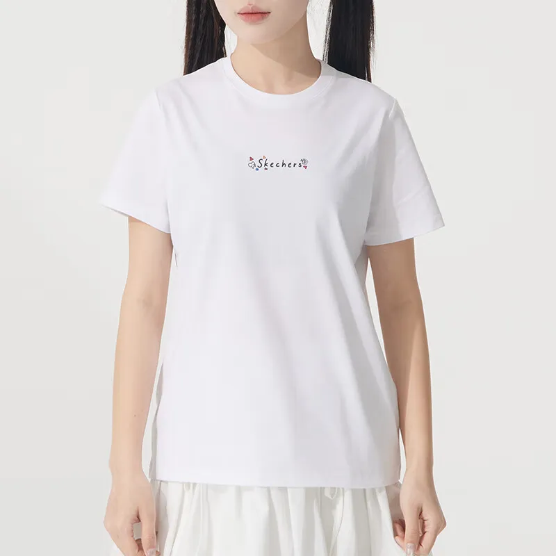 Skechers T Shirt Women's Bright White 0019-1