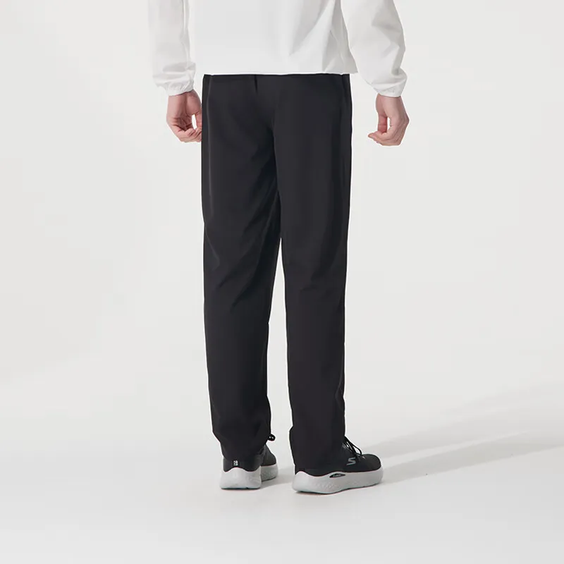 Skechers SS25 Knitted Sweatpants Men's Smoke Black 03K8-2