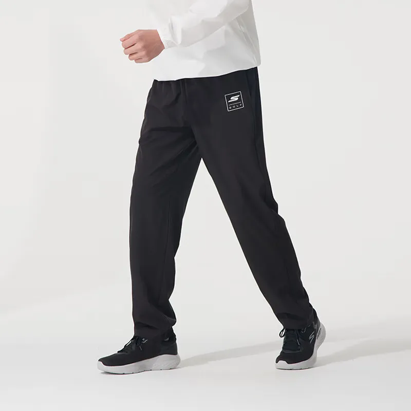 Skechers SS25 Knitted Sweatpants Men's Smoke Black 03K8-3