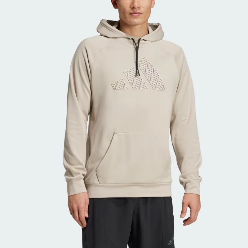 Adidas AEROREADYCOLD.RDy Game And Go Training Sweatshirt Men's Magical Beige-2