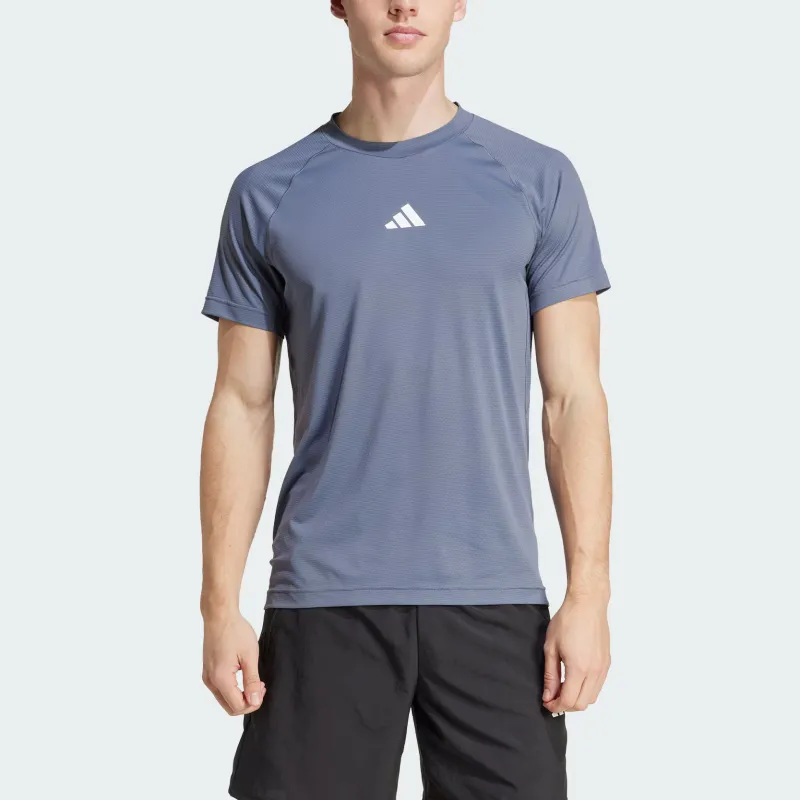 Adidas Gym+Climacool T Shirt Men's Asphalt Gray-1