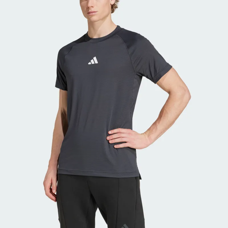 Adidas Gym+Climacool T Shirt Men's Carbon Black-1