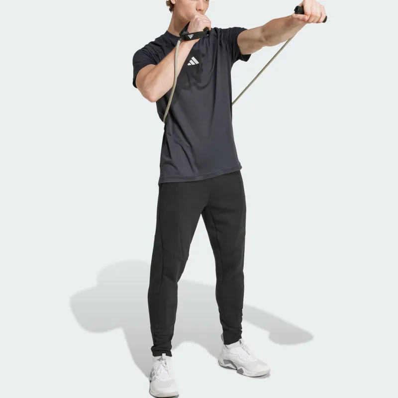 Adidas Gym+Climacool T Shirt Men's Carbon Black-2