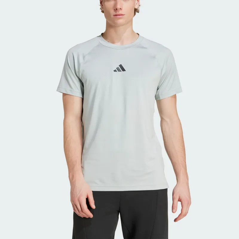 Adidas Gym+Climacool T Shirt Men's Miracle Silver-3