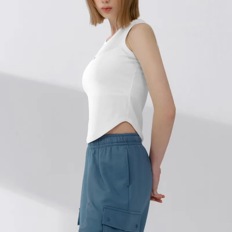 XEXYMIX Tank Top Women's Ivory White-3
