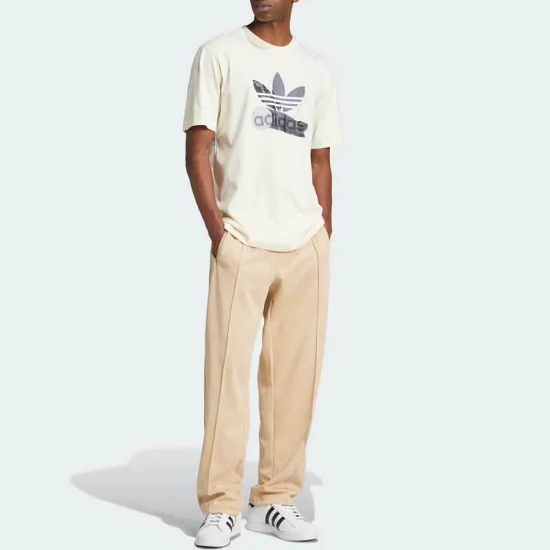 Adidas Originals TRAINING SUPPLY Fashion T Shirt Men's Cream White-3