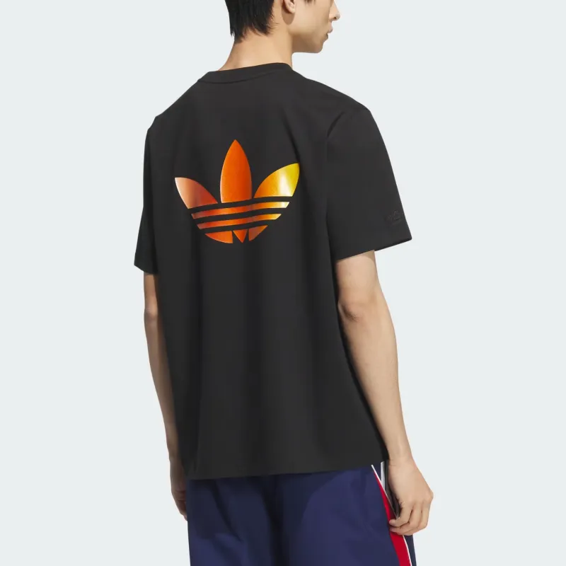 Adidas Originals Short Sleeve Tee T Shirt Men's Black/Black-3