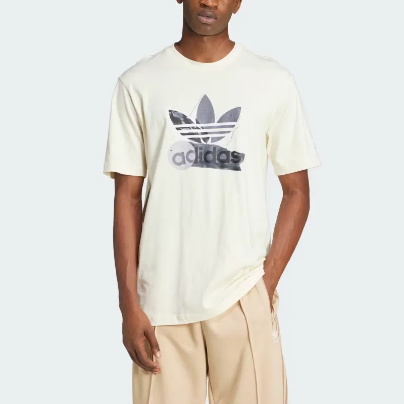Adidas Originals TRAINING SUPPLY Fashion T Shirt Men's Cream White-1