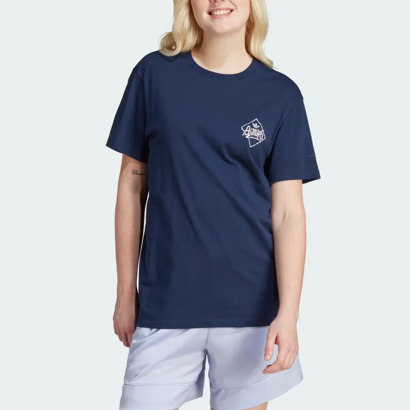 Adidas Originals T Shirt Women's Midnight Indigo-1