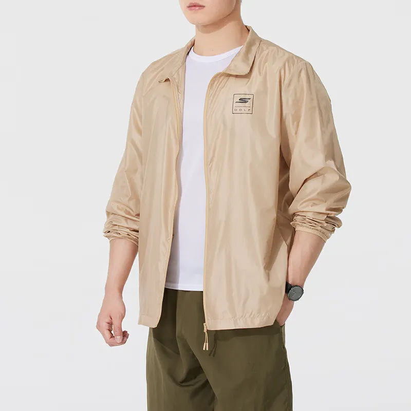 Skechers Jacket Men's Cream Beige White 00NA-4