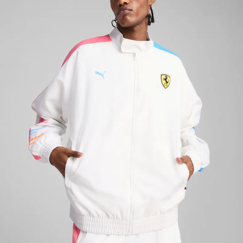 PUMA SCUDERIA FERRARI T7MIAMI Jacket Men's White-2