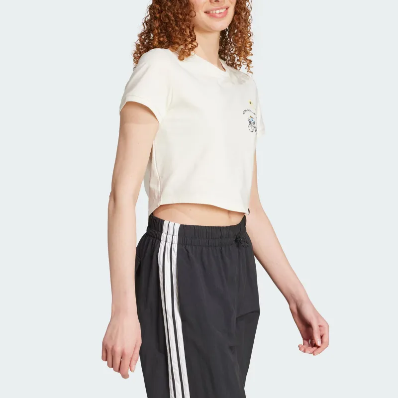 Adidas Sportswear T Shirt Women's Jade White-2