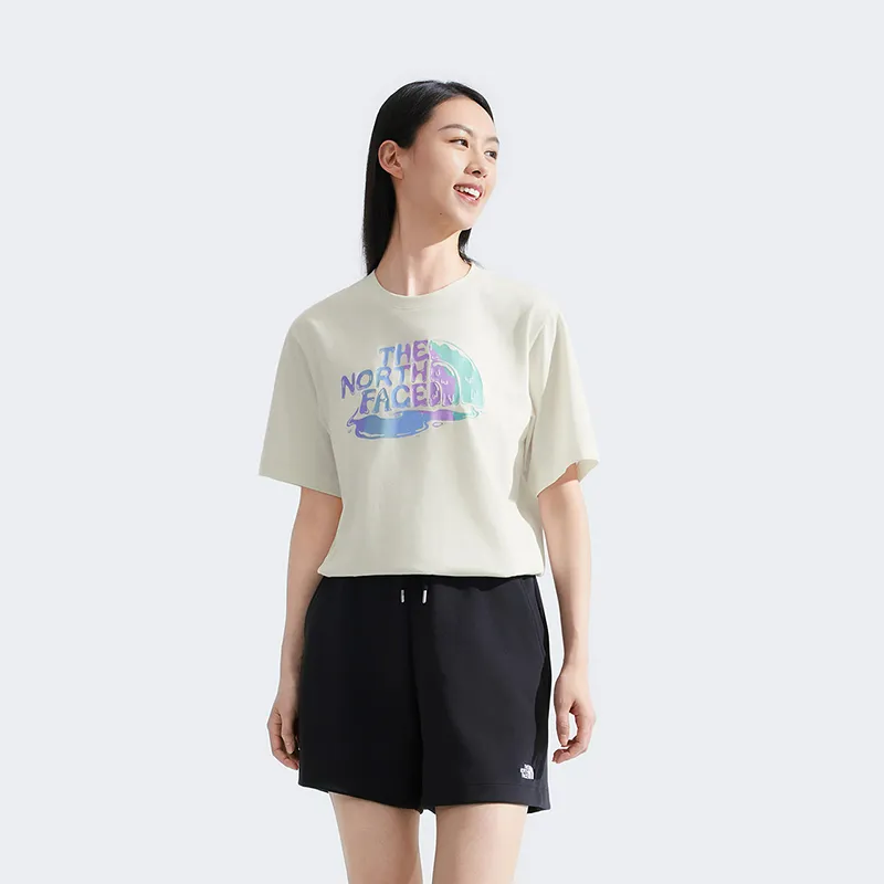 THE NORTH FACE T Shirt Unisex Dune White-4