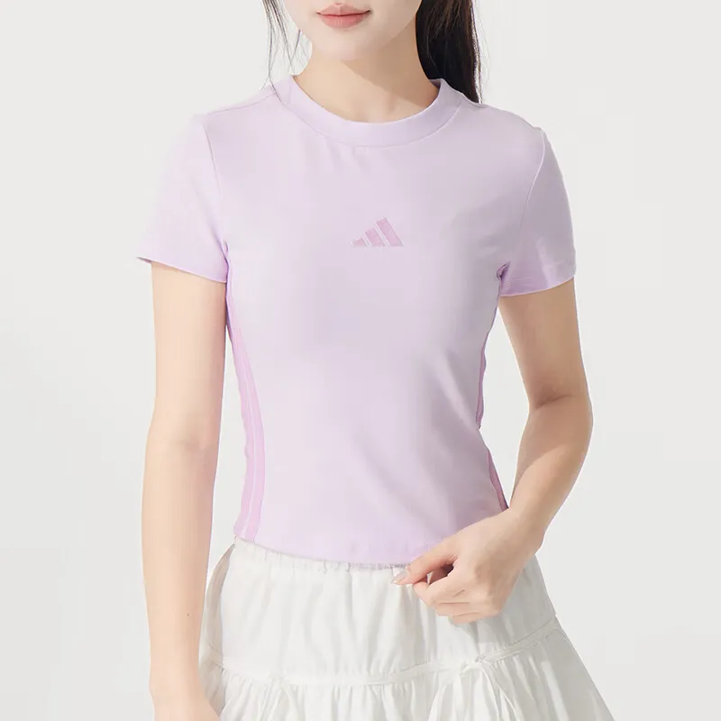 Adidas T Shirts Women's Purple-2