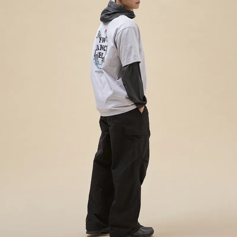 New Balance SEMI OVER FIT SEOUL T Shirt Unisex Light Gray-6