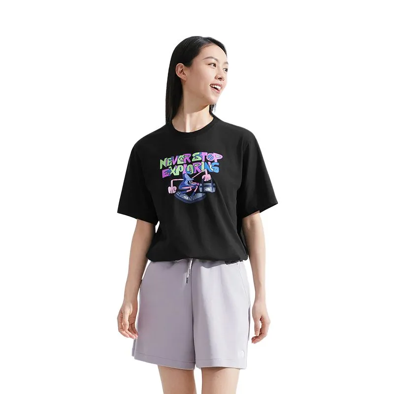 THE NORTH FACE NEVER STOP Exploring T Shirt Unisex Cosmic Black-2
