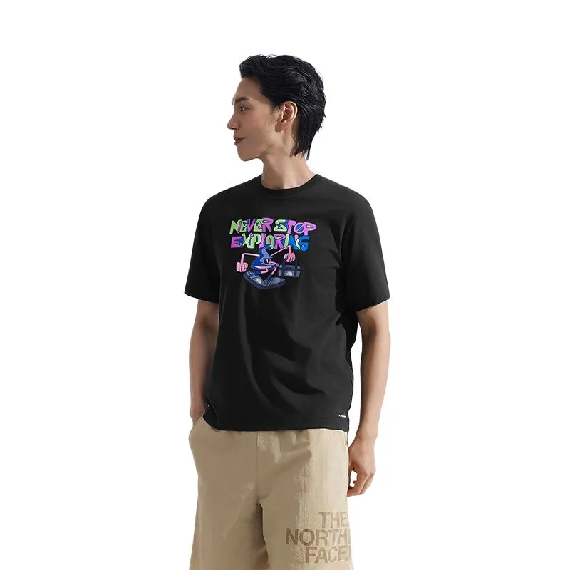 THE NORTH FACE NEVER STOP Exploring T Shirt Unisex Cosmic Black-3