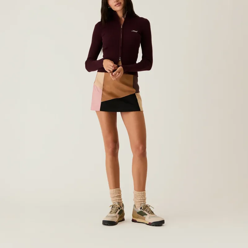 KITH SS25 Carmel Casual Short Skirts Women's Derby Color-3