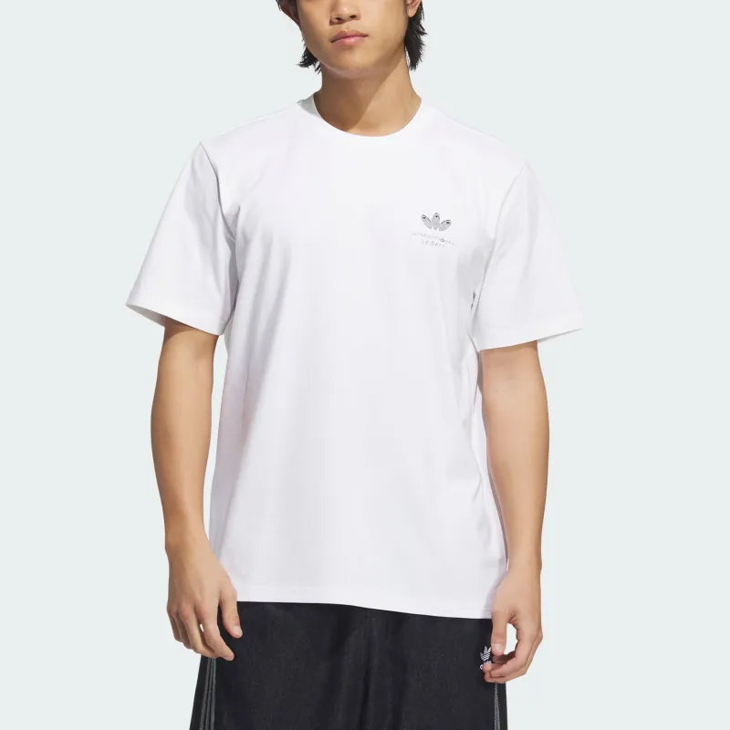 Adidas Originals SS25 HJ TRASH T Shirt Men's White-1