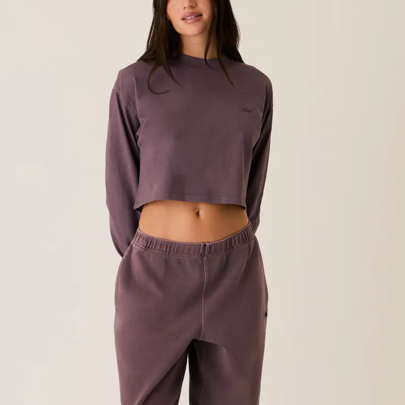 KITH SS25 T Shirt Women's Gray Purple-2