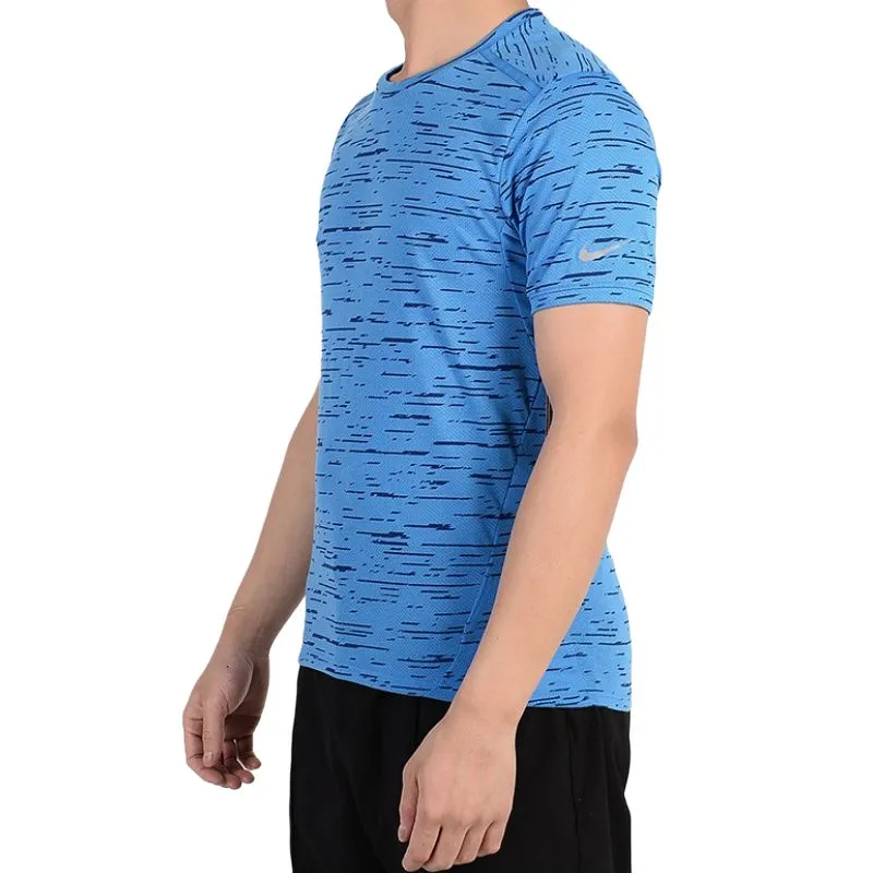 Nike Dri Fit T Shirt Men's Blue-4