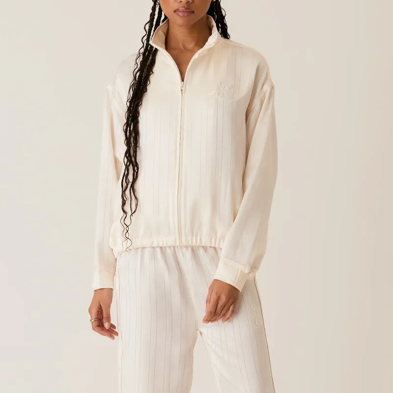 KITH SS25 Wrenley Crest Jacket Women's Whisper-2