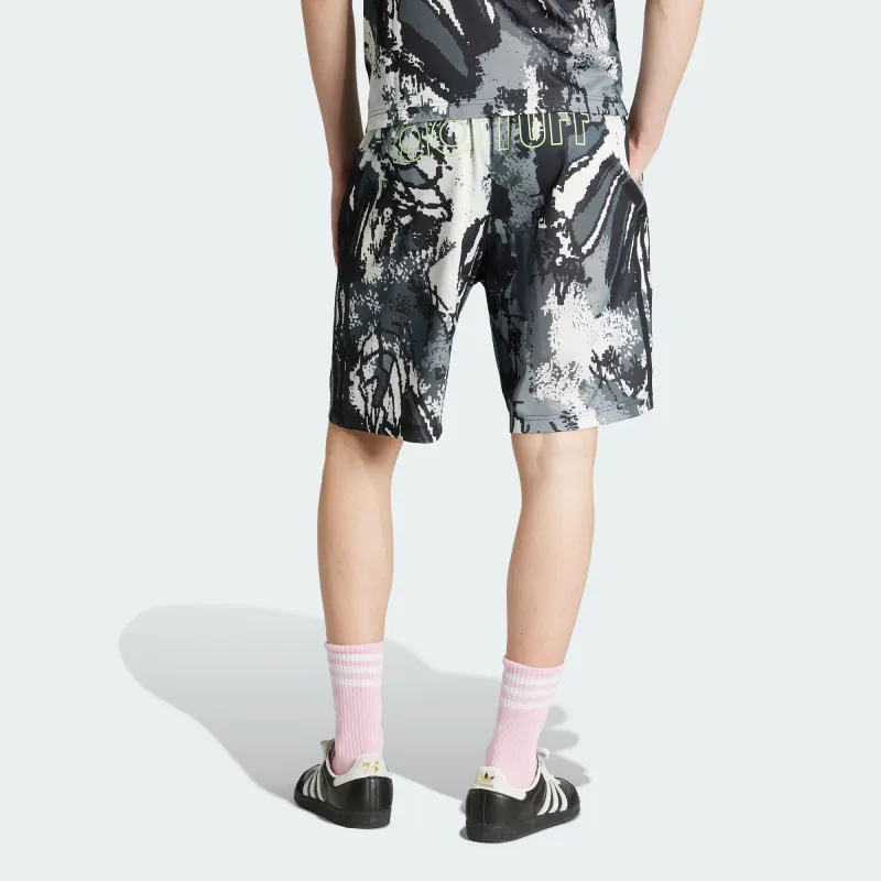 Adidas Originals Archive SS25 AOP Sports Shorts Men's Gray/Black/White/Green-2