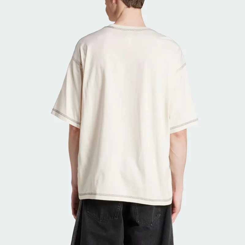 Adidas Originals ESSENTIALS T Shirt Men's Light Beige-2