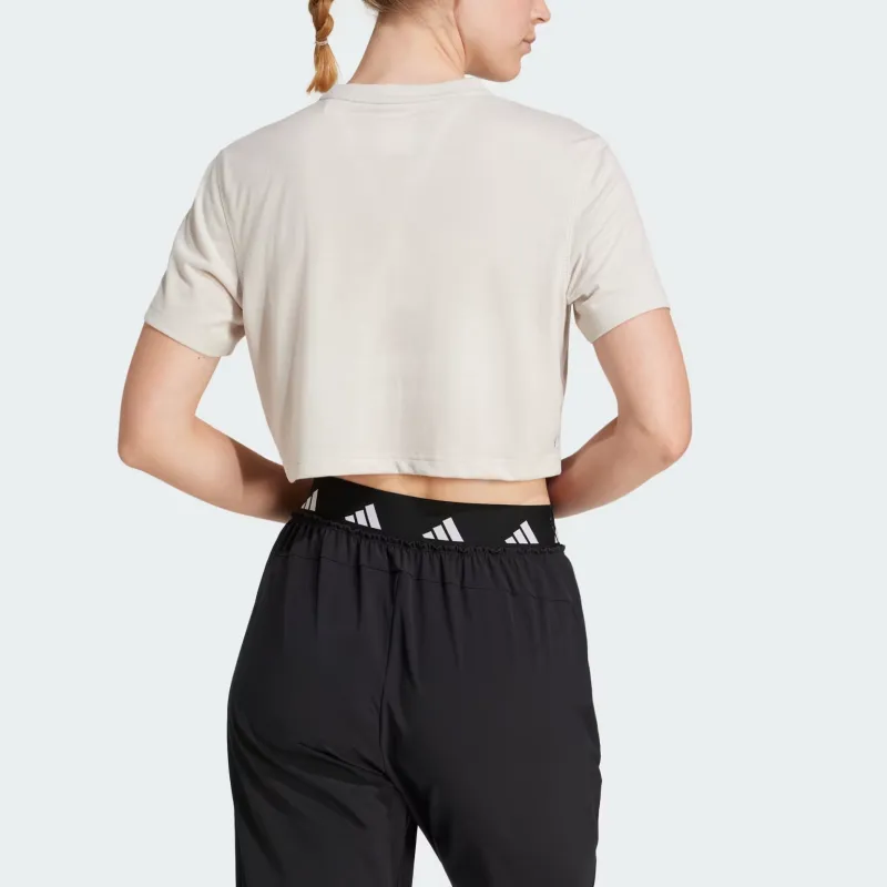 Adidas Free Shipping With AdiClub Train Essentials Boxy Workout Tee-2