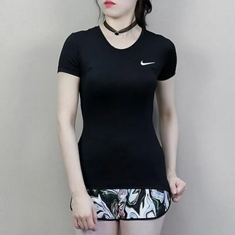 Nike Dri FitPro T Shirt Women's Black-3