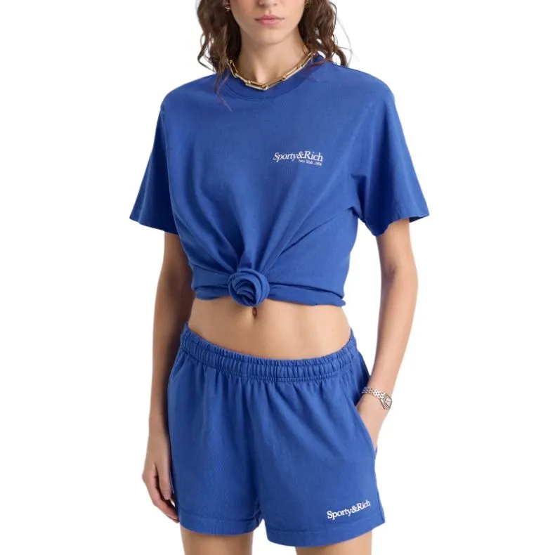 SPORTY & RICH SS25 T Shirt Women's Paris Blue-2