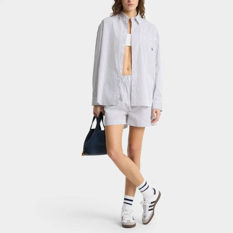 SPORTY & RICH Striped Shorts-2