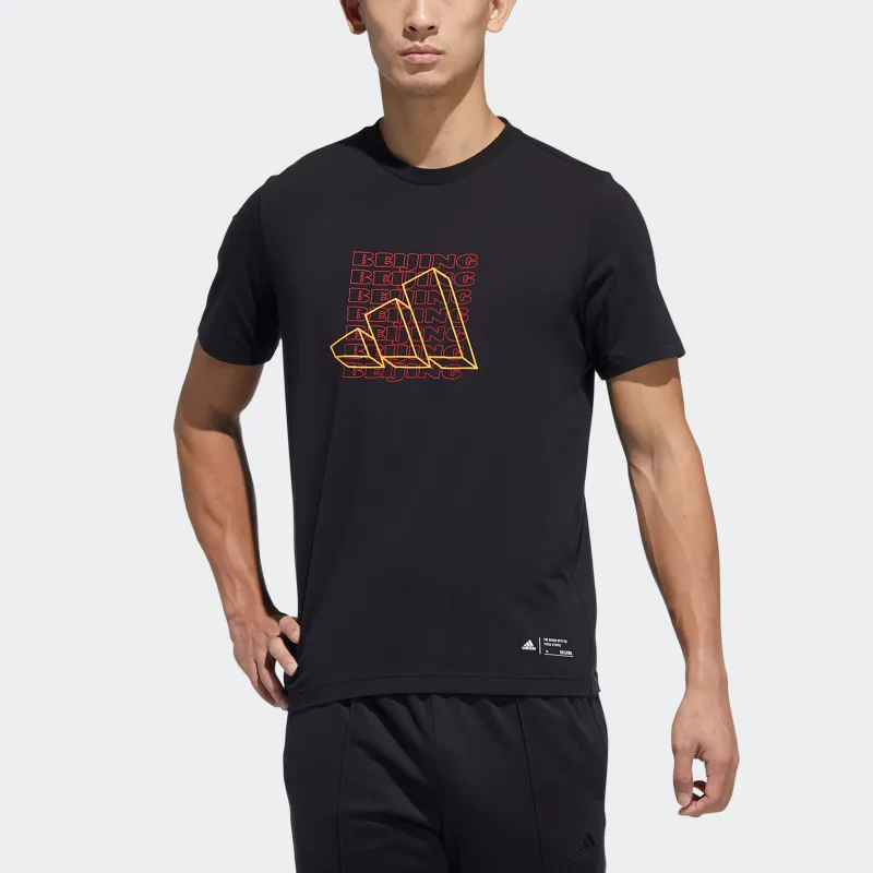 Adidas BEIJING T Shirt Men's Black-1