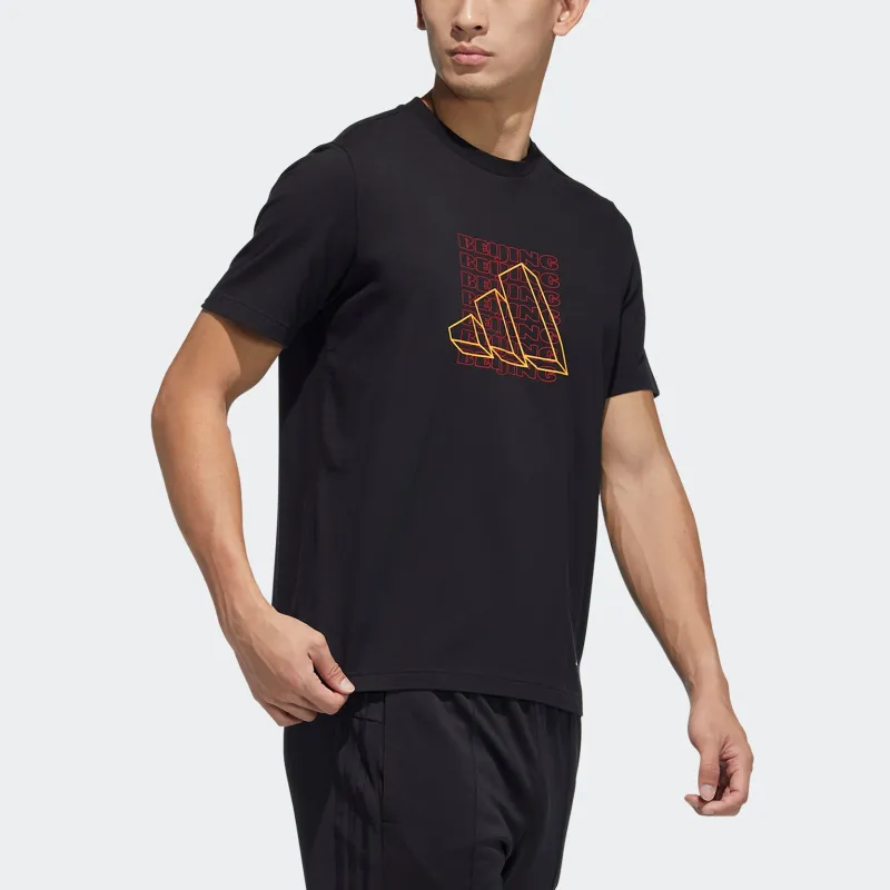 Adidas BEIJING T Shirt Men's Black-3