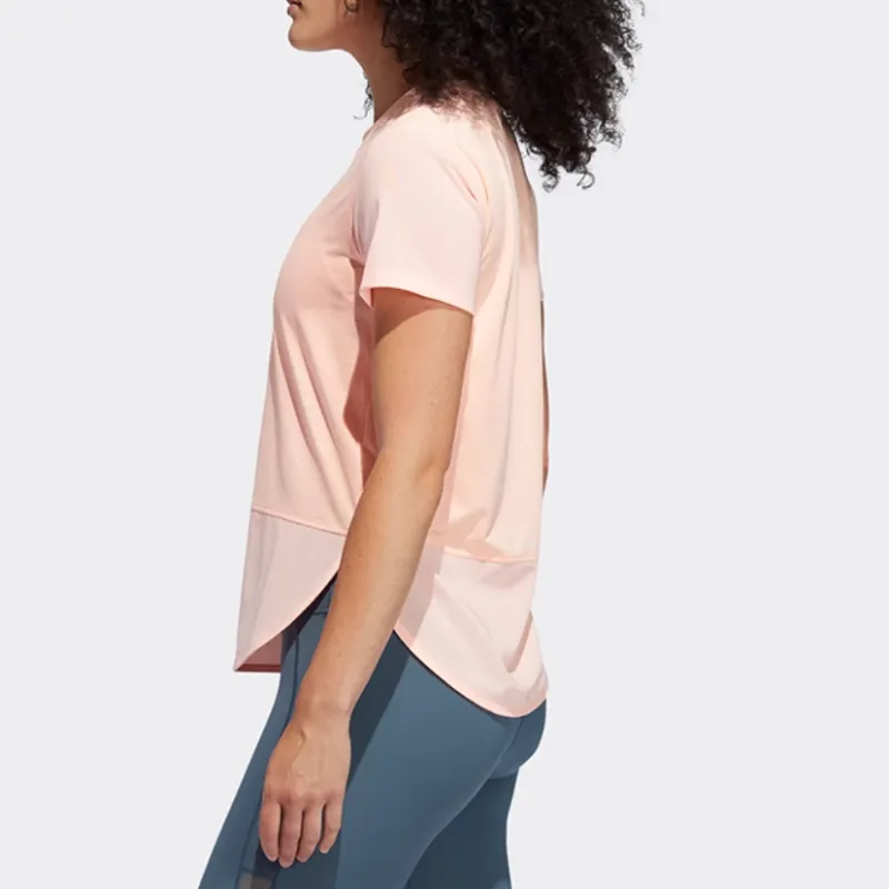 Adidas T Shirt Women's Light Pink-5