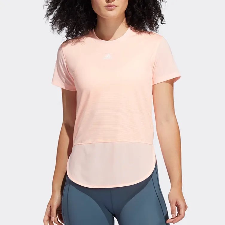Adidas T Shirt Women's Light Pink-2
