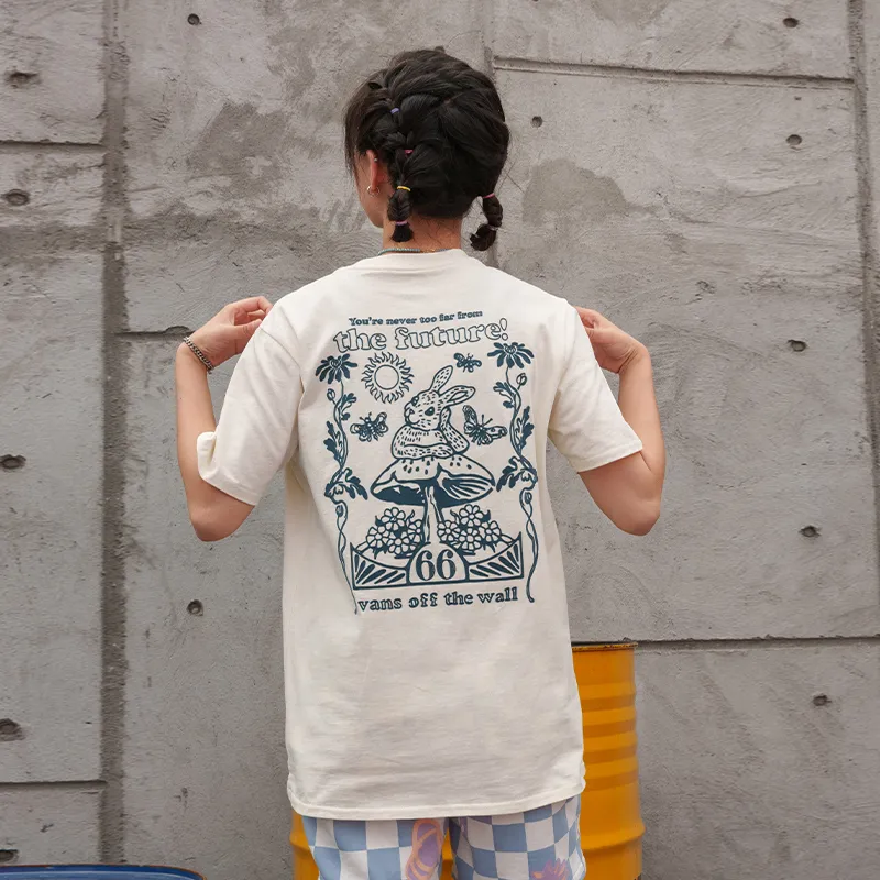 Vans T-Shirt Women's Vintage White-2