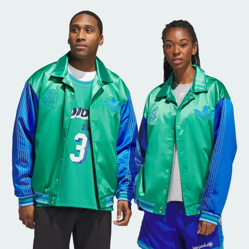 Adidas Originals Hyc Bomber Jacket Jackets Coats Unisex Light Lawn Green-5