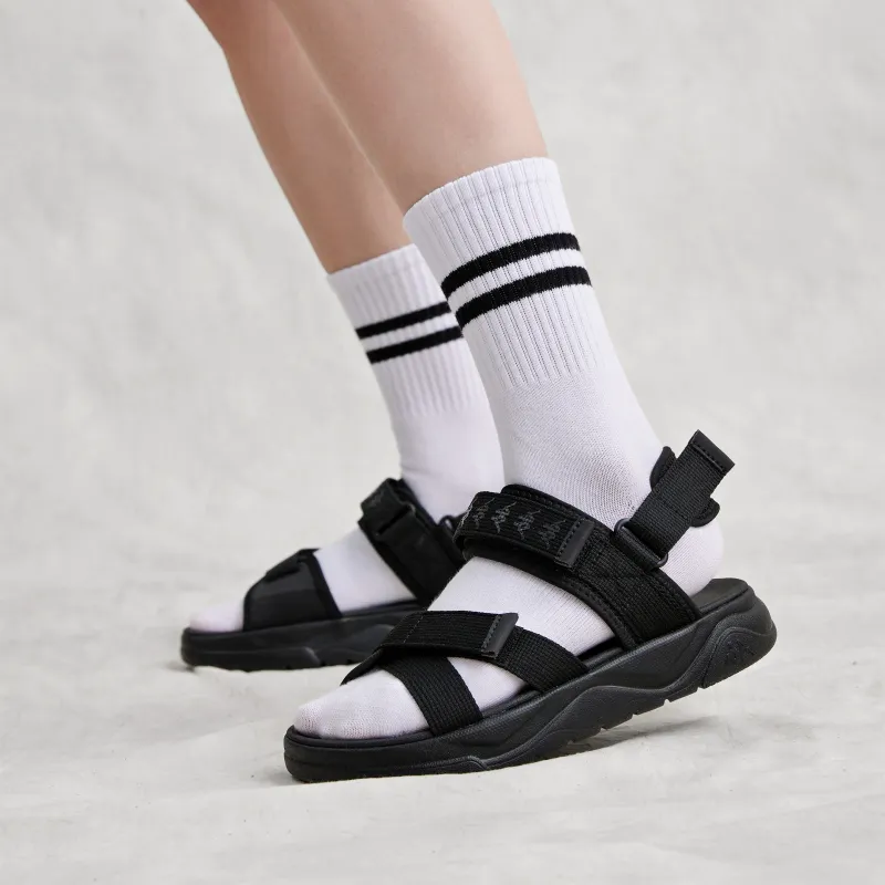 Kappa Jungle Lion Collection Beach Sandals Unisex Black-10