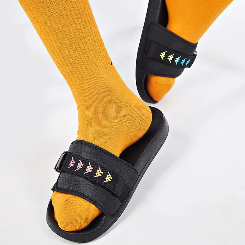 Kappa Slide Slippers Unisex Black-8