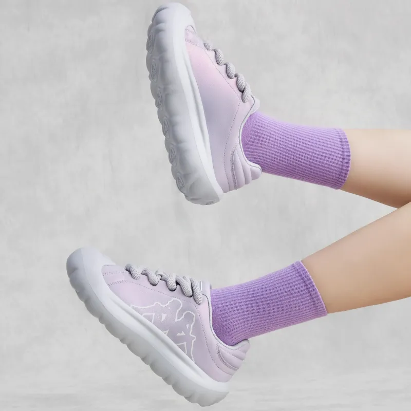 Kappa Wear resistant And Lightweight Low Top Casual Shoes Women's White Purple-10