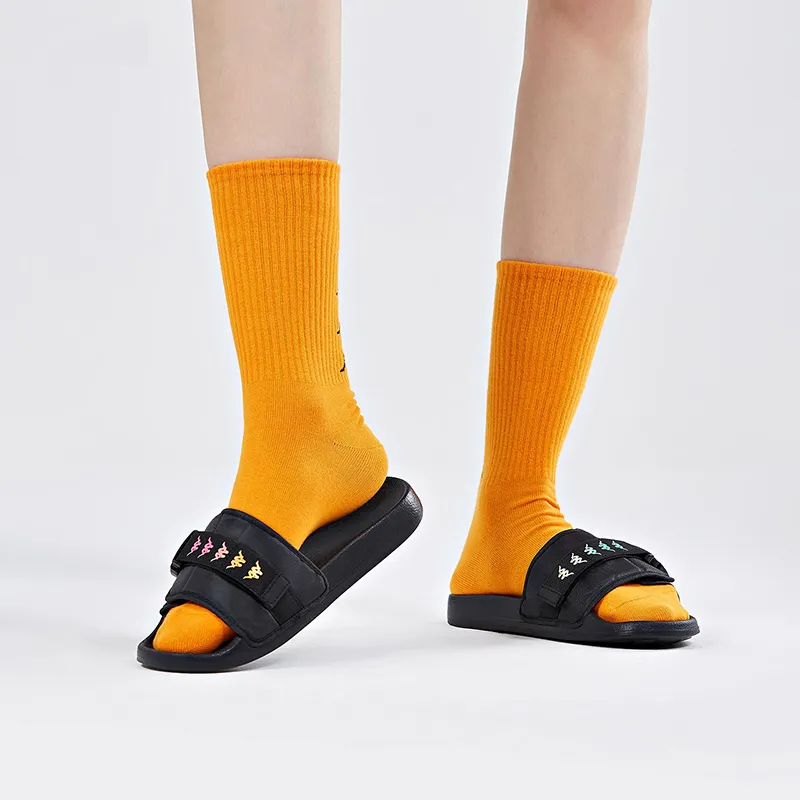 Kappa Slide Slippers Unisex Black-7